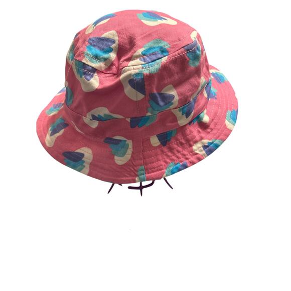 NWOT Mokuyobi Pink Bucket Hat Fun In The Sun Measures 9" Across on Inside - Picture 2 of 5